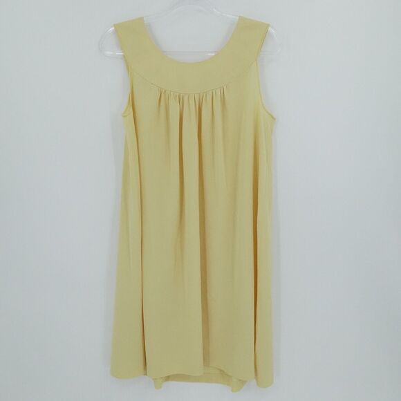 Vintage Lorraine Night Gown Butter Yellow Lingerie Cottagecore Coquette Medium - Picture 2 of 11